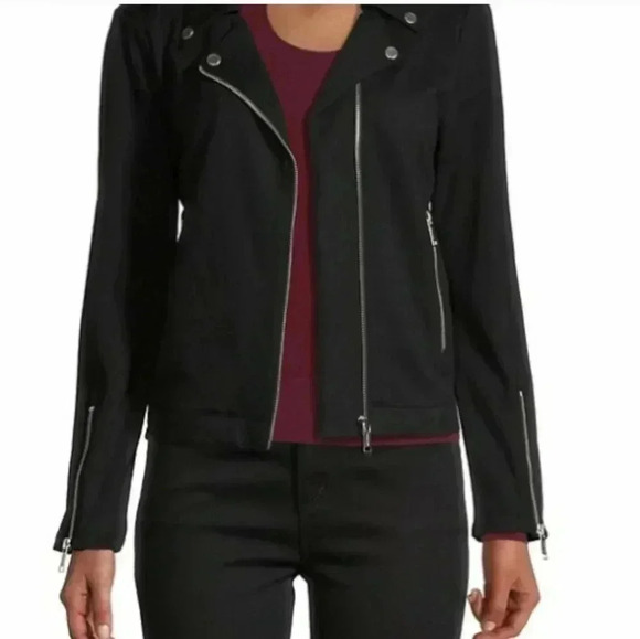 MICHAEL Michael Kors Knit Moto Jacket - Picture 3 of 15